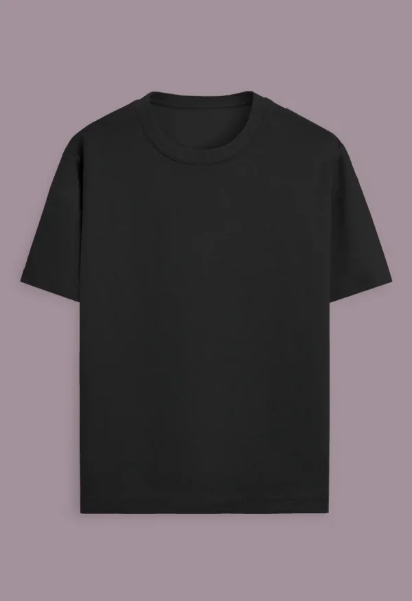 Unisex Standard Crew T-Shirt - Black, L